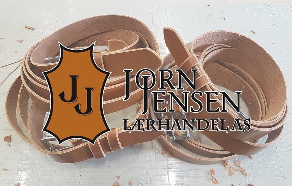 leather belt and company logo