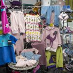 Local and hand-made clothes for children and other crafts at Kråkeslottet.